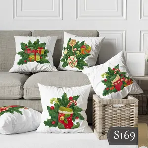 Sarung bantal sofia sofa S169 pillowcase 40x40 Hadiah natal Resleting