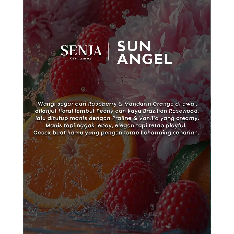 SUNANGELS by SENJA PERFUMES - Parfum Wanita Wangi Tahan Lama Aroma Bunga Segar Aroma Vanila Cewek mewah 2