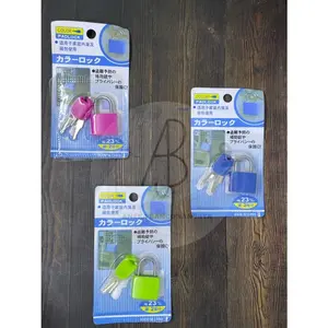 Gembok Koper Warna Warni / Gembok Kuningan Press 23mm