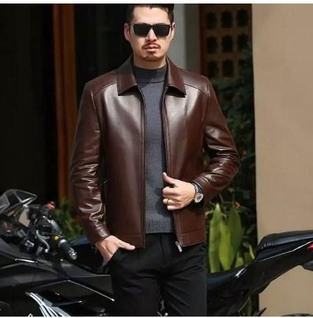 Jaket Kulit Domba Asli Garut Pria 100% original- Garansi Uang Kembali Jika Terbukti bukan asli kulit 5
