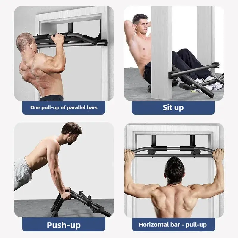 Door Frame Pull Up Bar, Portable Pull Up Bar, Multipurpose Home Gym Fitness Bar, Indoor Strength Training Upper Body Exercise Bar, Calisthenics Equipment 6