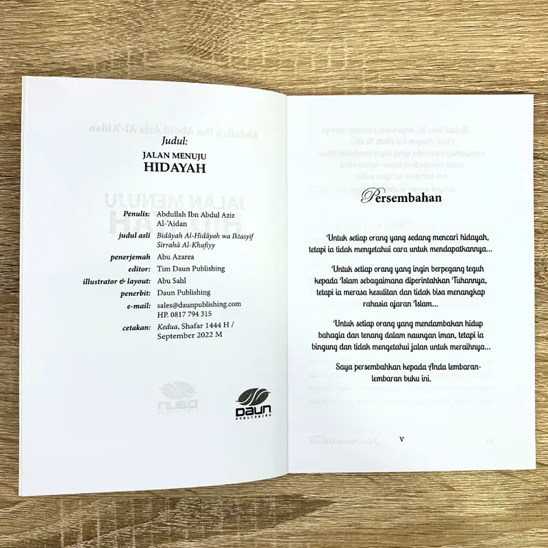 Paket Buku Jalan Menuju Hidayah - Rahasia Usia 40 Tahun - Taubat Dari Dosa Tersembunyi - 3 Buku Promo Best Seller - Daun Publishing 6