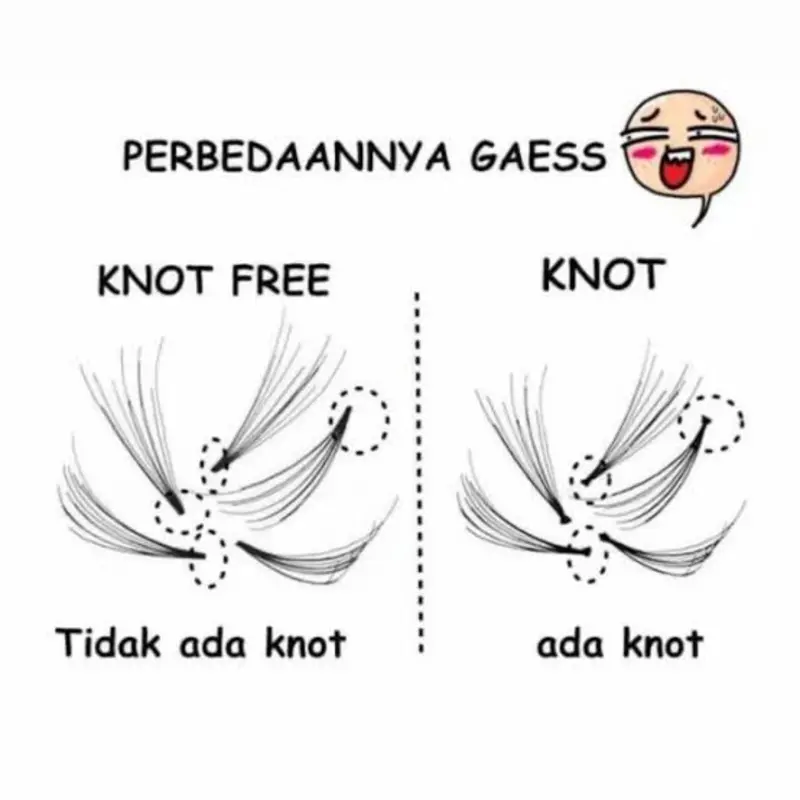 Kuas maskara kuas micro Cincin eyelash bulu mata eyelash knot free flare pinset bulu mata 6