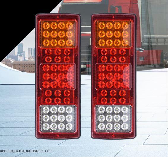 Cặp đèn led hậu xe tải xe ba gác xe 3 bánh tự chế 12V 24V dài 30cm Phụ Tùng