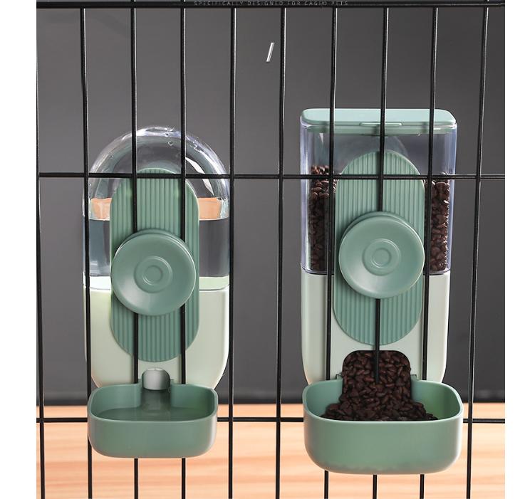 Bình Nước Và Bình Ăn Tự Động Gắn Chuồng Cho Thú Cưng, Bình Ăn Uống Gắn Lồng Cho Chó Mèo