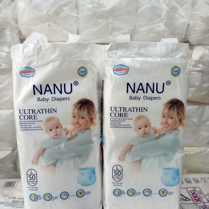 Combo 100miếng Tã Quần Tã Dán Cao Cấp NANU BABY S100 M100 L100 XL100 XXL100 XXXL100 Cho Bé Bỉm Quần Voi