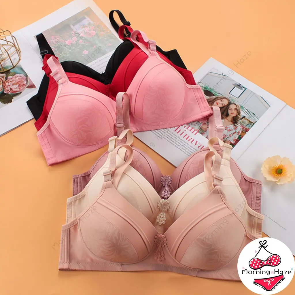 Women Push Up Bras Non-detachable Lingerie Underwear Bra Adjustable Brassiere Cup B 36-42 126