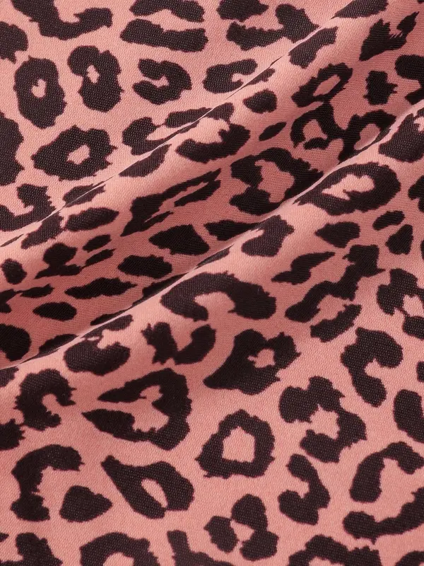 Women's Leopard Print Thong, Soft Comfy Breathable Panty for Daily Wear, Women's Underwear for All Seasons, Womenswear 5