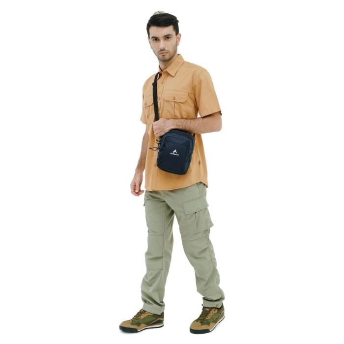 Tas Selempang EIGER SWIFTLAND POUCH 91000 7110 Navy Black Original 5