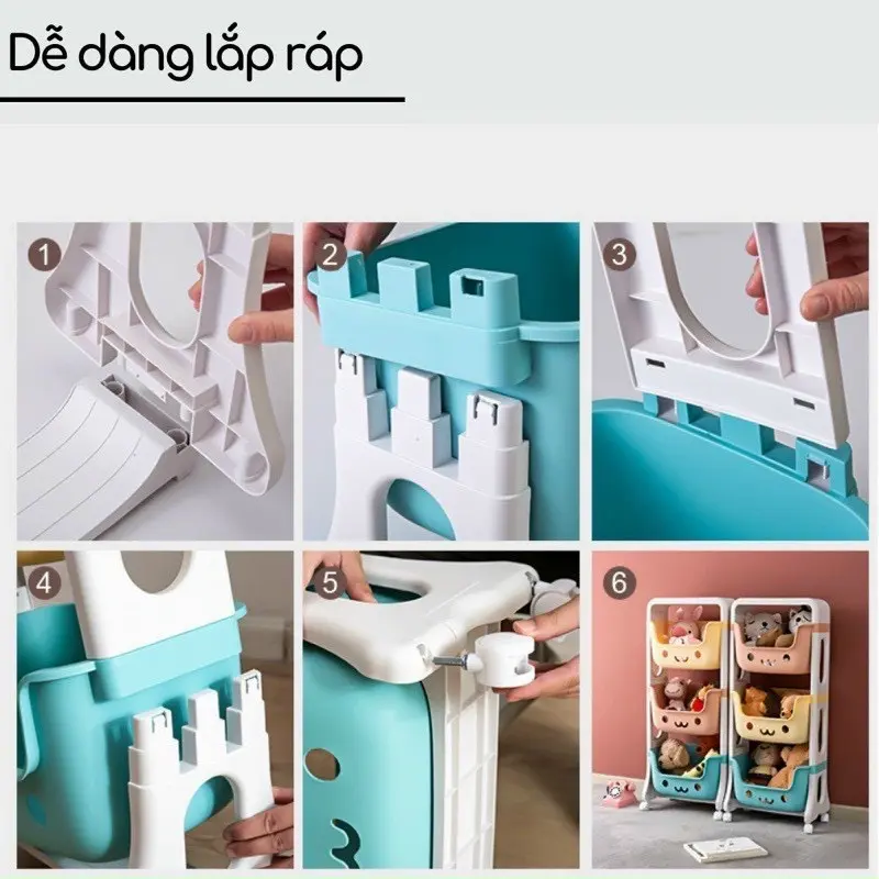 Kệ gấu Hokori Việt Nhật đựng đồ đa năng 2, 3 tầng Kitchen Nhà Bếp 1