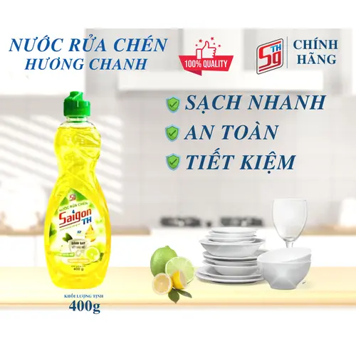 Nước rửa chén hương chanh 400gr