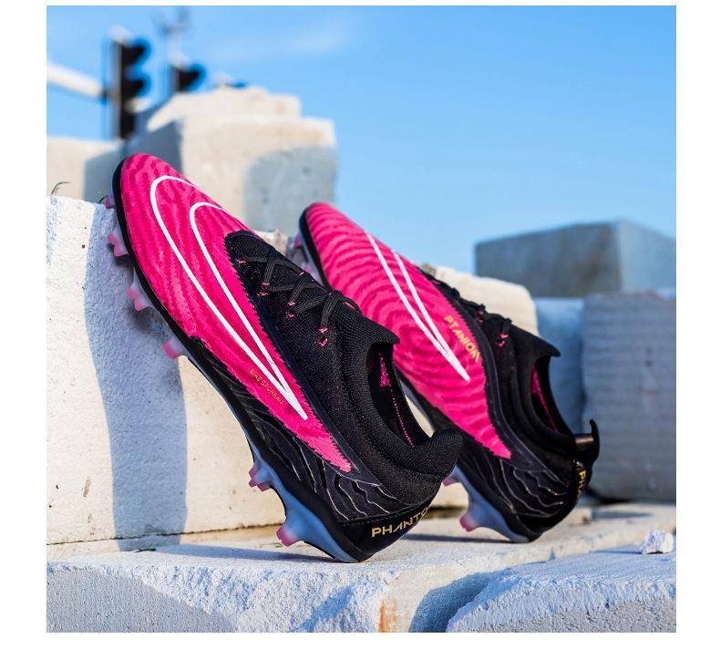 Product Introduction of In Stock Long Nail Broken Nail Football Boots Youth Soccer Shoes Men and Women Same Style More than Sneaker Human Made Sneakers Men and Women Soccer Shoes GT Soccer Shoes Outdoor Non-Slip Soccer Shoes Straight Hair 11