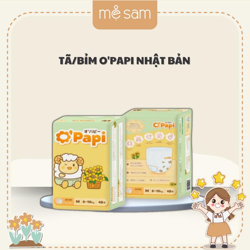 [KHÔNG QUÀ] Tã/Bỉm O'papi Nhật Bản đủ size cho bé