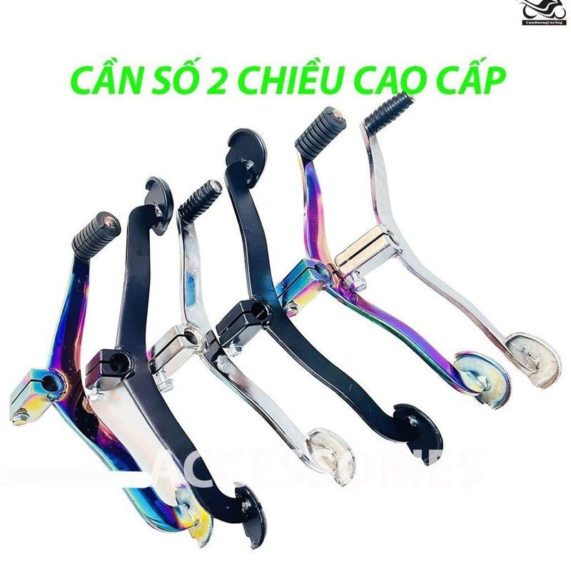 Cần Số 2 Chiều Gắn Nhiều Dòng Xe Như Exciter/Winner/Dream/Wave/Sirius ( Đen/Trắng/Titan) caoduongracing gác  chân cần số sym  gắn wave Phụ Tùng Phụ Kiện chân  số chân  số