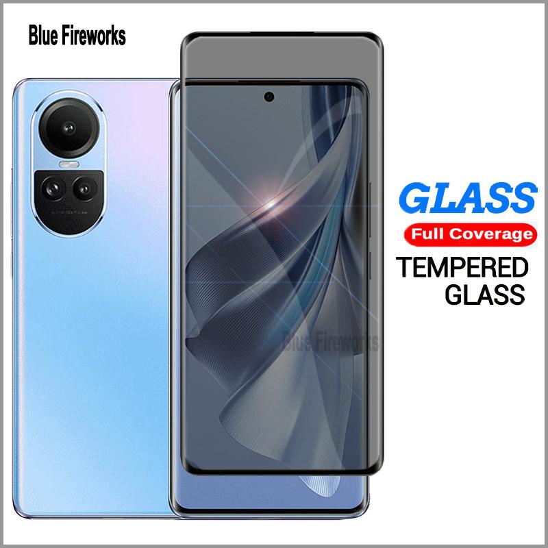 Kính cường lực riêng tư cho OPPO Reno 10 5G, Bảo vệ toàn màn hình cong chống…