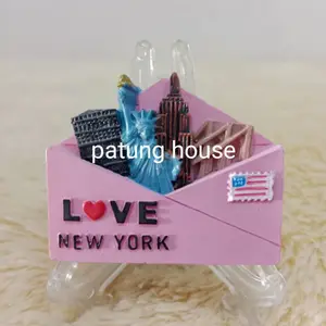 Fridge Magnet Kulkas Souvenir New York Love USA America