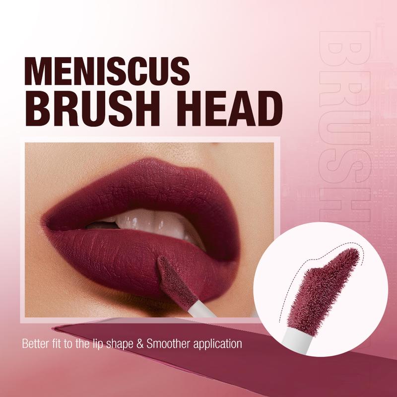 Product Introduction of Gincu Cecair, O.TWO.O, Pengilat Bibir, 12 Warna, Kalis Air, Ringan, Tahan Lama, Noda Bibir Matte, Pengilat Bibir, Untuk Wanita, Kosmetik Lipstick Makeup 21