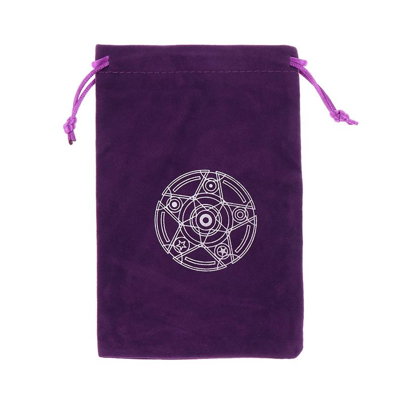 Product Introduction of [MMG]1Pc Velvet Tarots Oracle Cards Storage Bag Runes Constellation Witch Divination Accessories Jewelry  Bag Drawstring Pouch 44