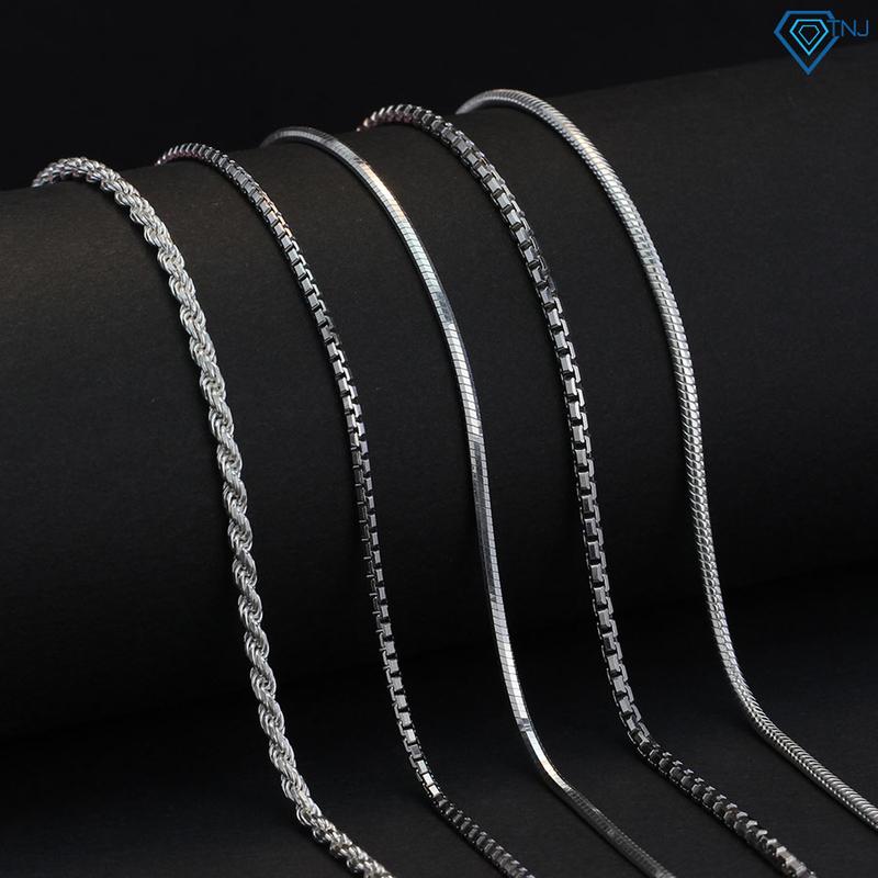 Dây chuyền nam bạc sợi nhỏ cá tính DCK0000 - Trang Sức TNJ