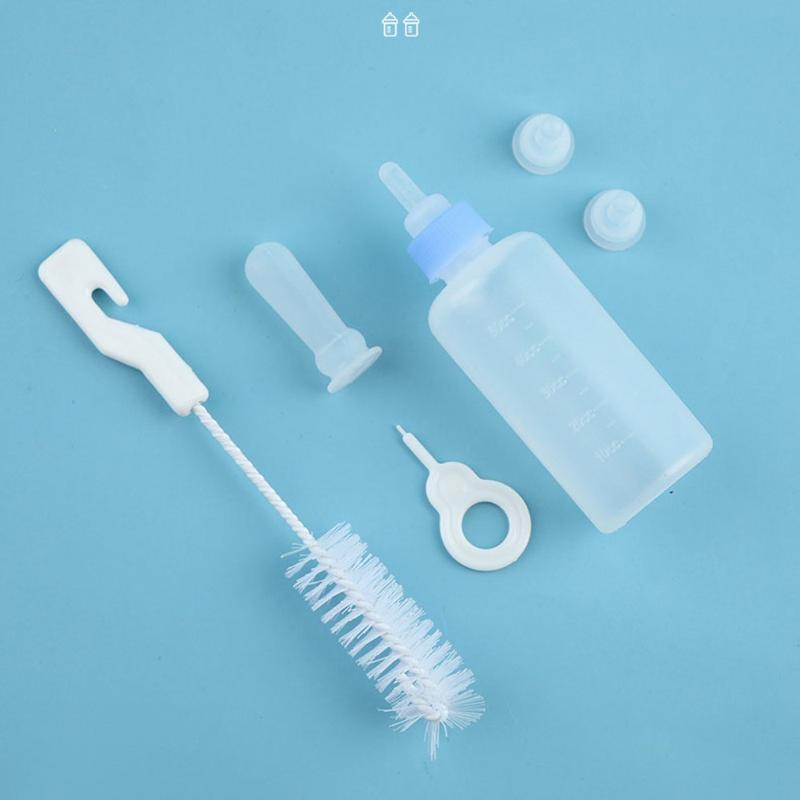 Product Introduction of 60ml Pet Milk Bottle Set Pet Silicone Milk Bottle Dog and Cat Feeding Water dispenser Pet Supplies 10
