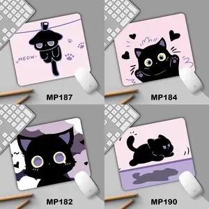 Lilac Kitty Mousepad Office Lucu dan Bagus untuk Gaming dan Kerja