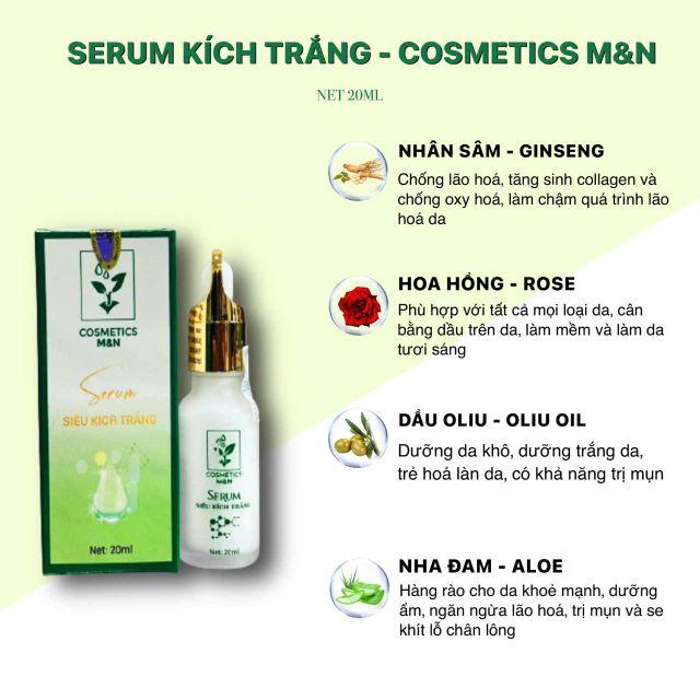 Product Introduction of serum siêu kích trắng cosmetics M&N 2