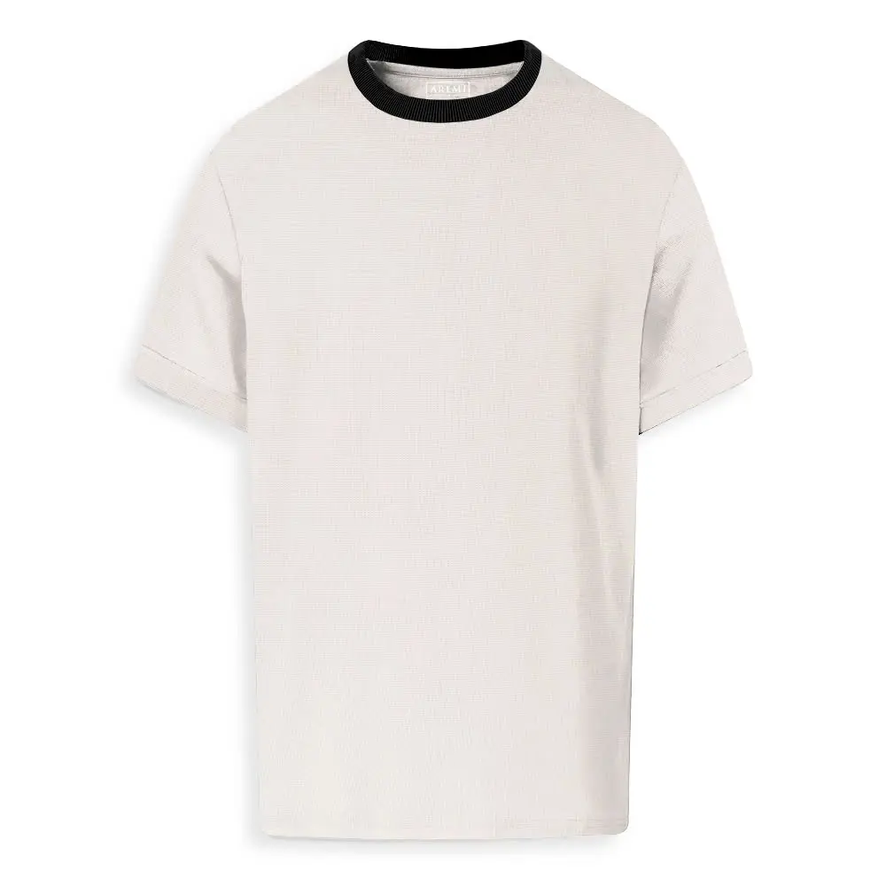 Áo thun nam cổ tròn tay ngắn AREMI vải cotton thoáng mát thiết kế đơn giản ATS0086