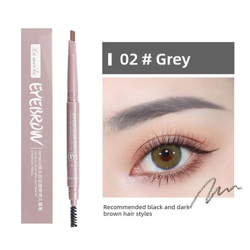 0.3g Double Headed Eyebrow Pencil With A Thin Tip Waterproof And Not Easily Smudged It Automatically Rotates Naturally Without Fading Suitable For Beginners 6