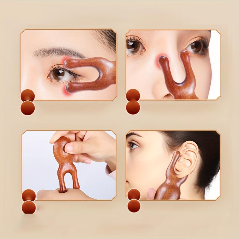 Product Introduction of Máy Massage Mũi Bằng Gỗ, Hương Thảo Tự Nhiên, Lược Mát Xa 3D Truyền Thống, Chà Đầu Và Tai, Dụng Cụ Kinh Tuyến Mặt Để Giảm Mỏi Mắt 5