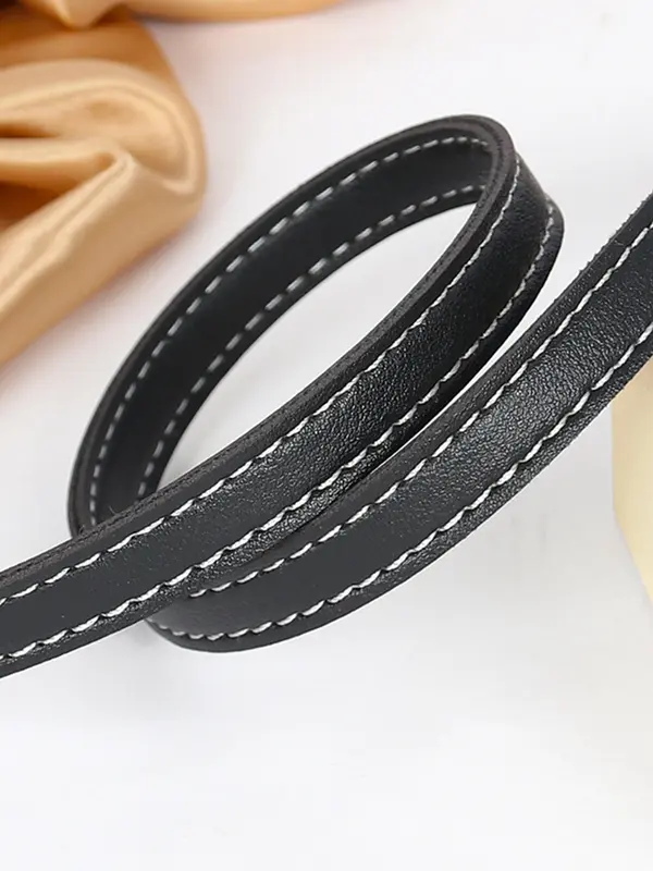 Adjustable Strap for Bag, Fashionable Pu Leather Bag Strap for Women's Handbag, Casual Trendy Versatile High-quality Daily Commuting Bag Strap 5