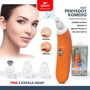 SPEEDS Alat Penyedot Komedo Elektrik Blackhead Remover Pembersih Wajah Kecantikan 202-1455