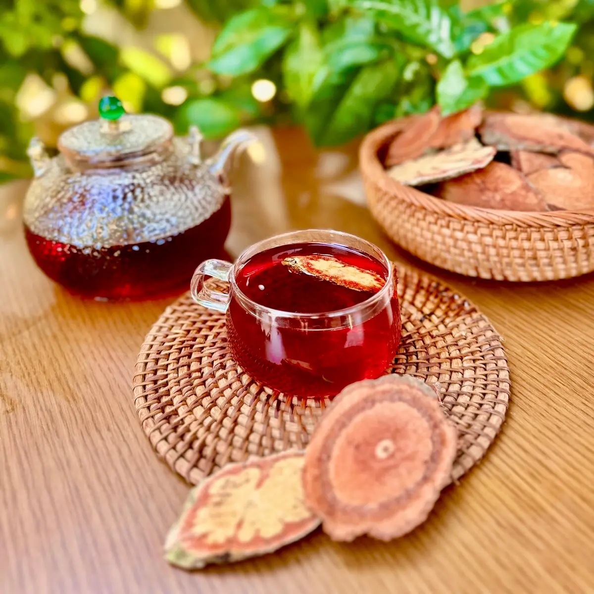 (set 10 gói) Ấm 30 ngày Nước Trà Tea Thảo dược Tâm An - Cỏ Máu 5 Vị - Chè
