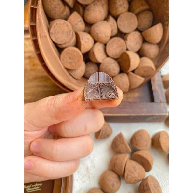 Socola Nama tươi 1 hộp 408 gram,chocolate phủ cacao siêu ngon 4