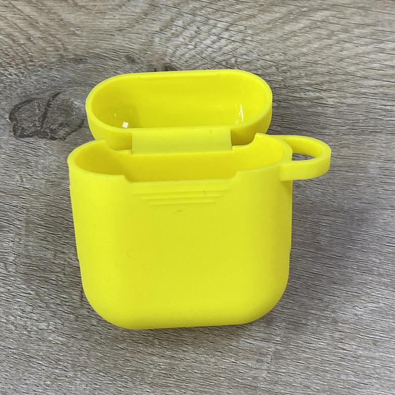 Vỏ AirPods, Tương thích với AirPods 3, Vỏ tai nghe Apple màu cầu vồng, Vỏ silicon màu Trơn có Móc, Phát hành năm 2025 3
