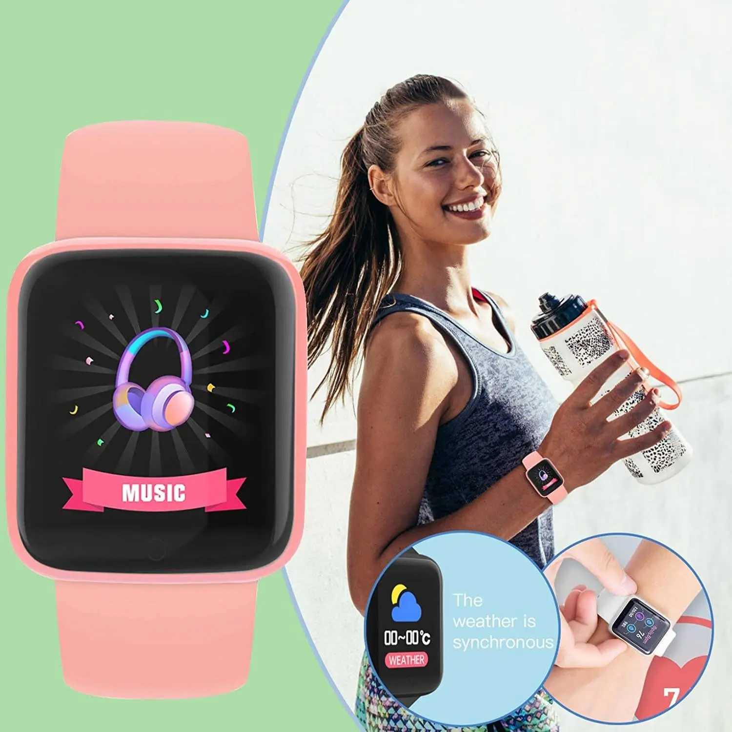 9.9Flash sale】2025 Original Y68 Multifunctional Smart Watch  display picture 1