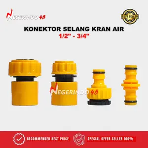 VARIAN MODEL KONEKTOR 1/2" - 3/4" KRAN DRAT QUICK SAMBUNGAN SELANG AIR