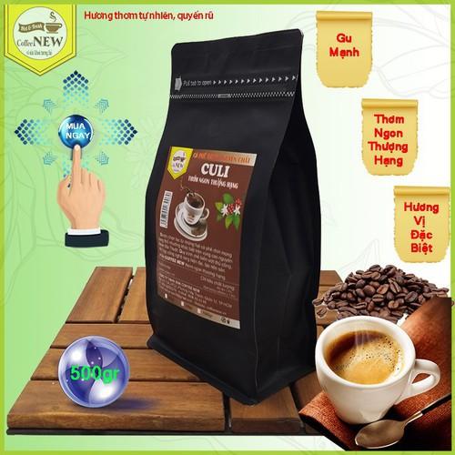 Cà Phê CULI - Hương Vị Mạnh Mẽ - Nguyên Chất - Thơm Nồng - Thể Chất Mạnh - Hậu Đậm, Vị Đắng - Pha Phin - Pha Máy - Gu Mạnh - Coffee New 4