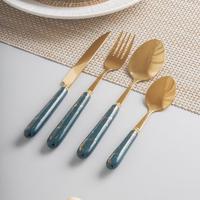 Gambar Marble Streaks Green Table Spoon / Sendok Makan dari Brewsuniq Store Kota Medan 4 Tokopedia