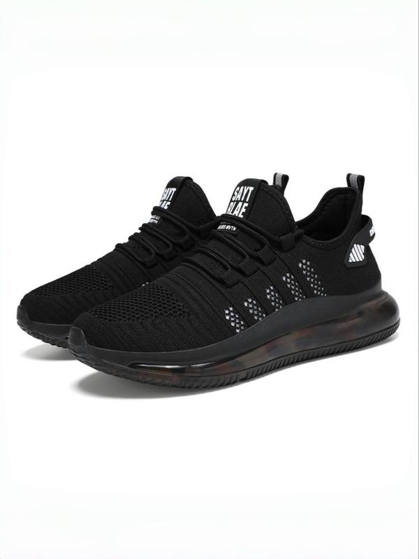 Men's Fashionable Lace Up Low Top Sneakers, Casual Breathable Comfortable Sports Running Shoes, Male All-match Round Toe Shoes for Daily Wear, Closed 7