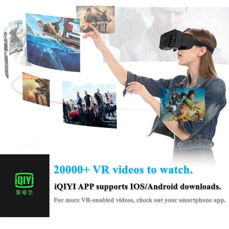 Product Introduction of Virtual Reality Glasses Screen Squeeze Film 3D IMAX, G10, Google Cardboard Box, VR Helmet, Compatible with 4.7-7" Phone, Support Game Controller 26