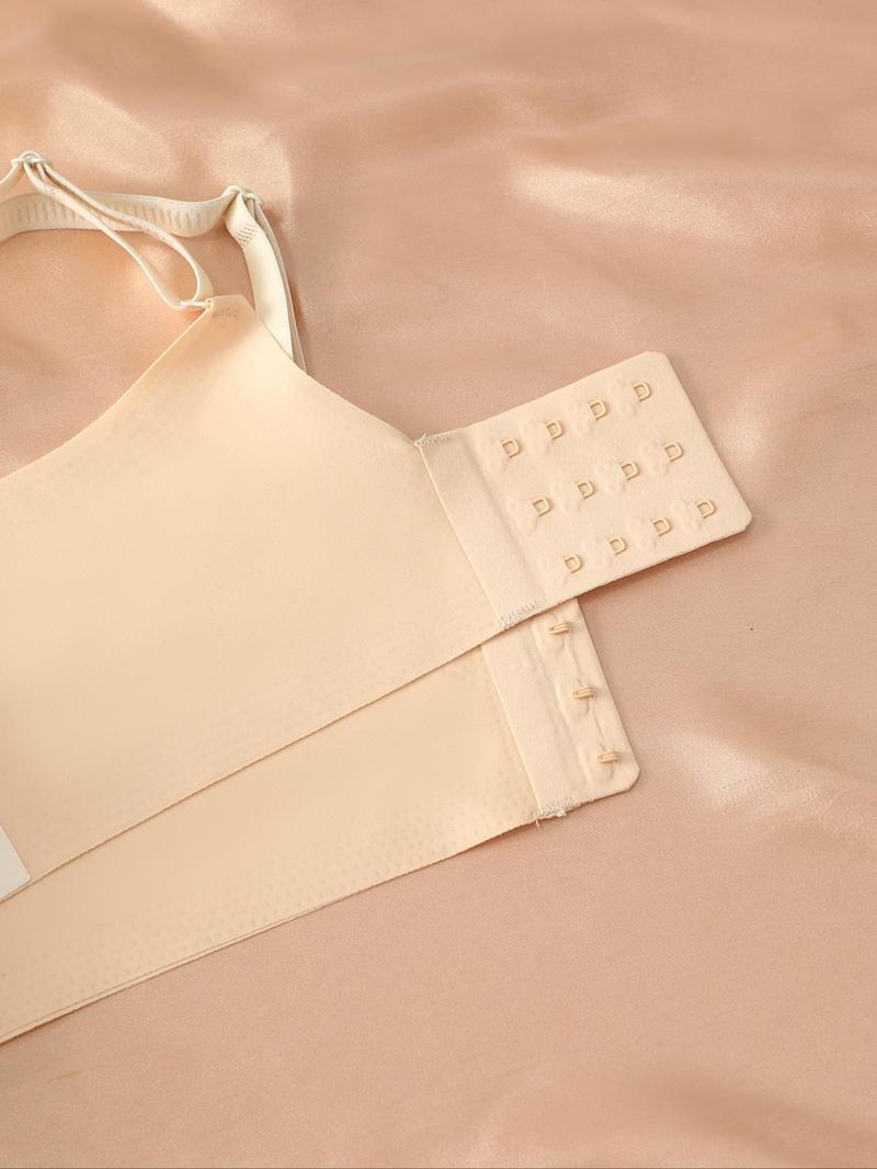 Product Introduction of Women's Colorblock Print Wireless Push Up Bra, Adjustable Strap Lingerie Top, Soft Comfortable Breathable Lingerie for Daily Wear 9