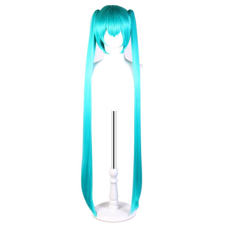Tóc Giả Hóa Trang, Phong Cách Vocaloid, Màu Xanh Hồ, Thiết Kế Hatsune MIKU, Anime Huafei, Tóc Giả 1