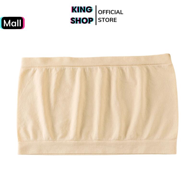 Áo Ống Cotton không dây - Áo Croptop nữ Chống tụt KINGSHOP B0123 Women Ong Cổ Tròn Trắng áocon nữ ômngực