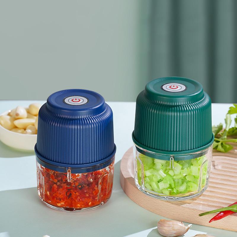 Máy Xay Đa Năng Cầm Tay 3 Lưỡi Tích Điện Xay Tỏi ớt, Xay Rau Củ, Xay Thịt, Xay Cháo Cho Bé,...Cổng Sạc Type C Sạc Nhanh Dùng Tiện Lợi mayxay andam