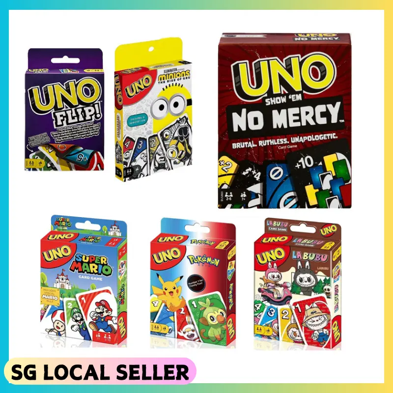 SG STOCK Uno No Mercy Matching Card Game Fun Friends Entertainment Poker Multiplayer Family Party Board Game