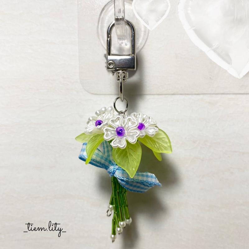 ￼[Tiệm Lity] Móc khoá Bouquet - Móc khoá handmade 7