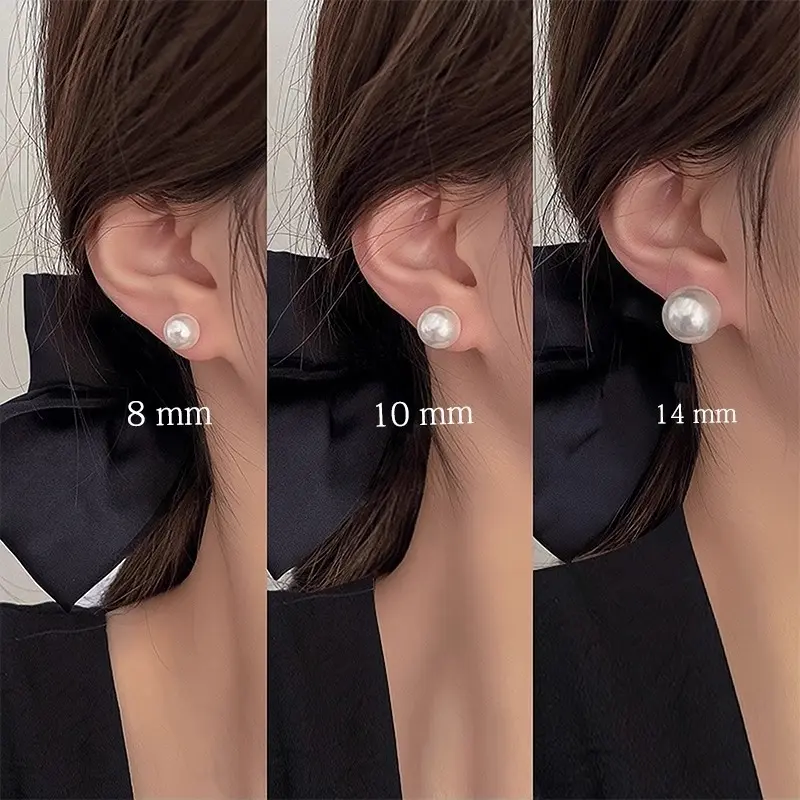 Bông Tai Ngọc Trai, Kim Bạc S925, Dành Cho Nữ, Hợp Xu hướng, Cao Cấp, Thiết Kế Độc Đáo Thanh Lịch, Thích Hợp Cho Mùa Thu Và Mùa Đông, Hàng Mới Về Năm 2024