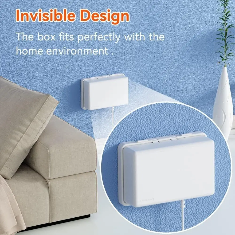 Self-Adhesive 86 Type Switch Protective Cover Power Outlet Kids Safety Electric Plug Cover Splash-Proof Box Socket Protector Home