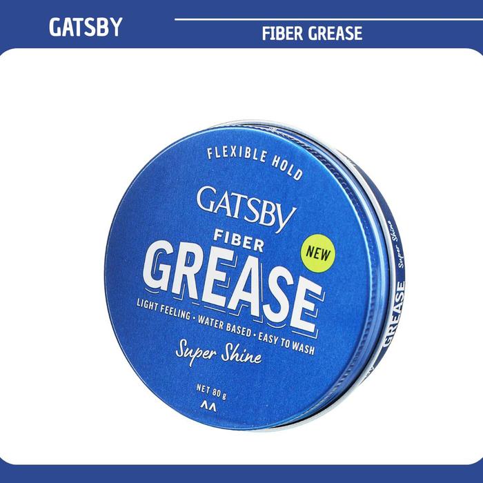 Gambar Gatsby Fiber Grease 80g/Pomade Rambut - Fiber Grease, Gatsby dari Kios 0fficial Kota Administrasi Jakarta Barat Tokopedia