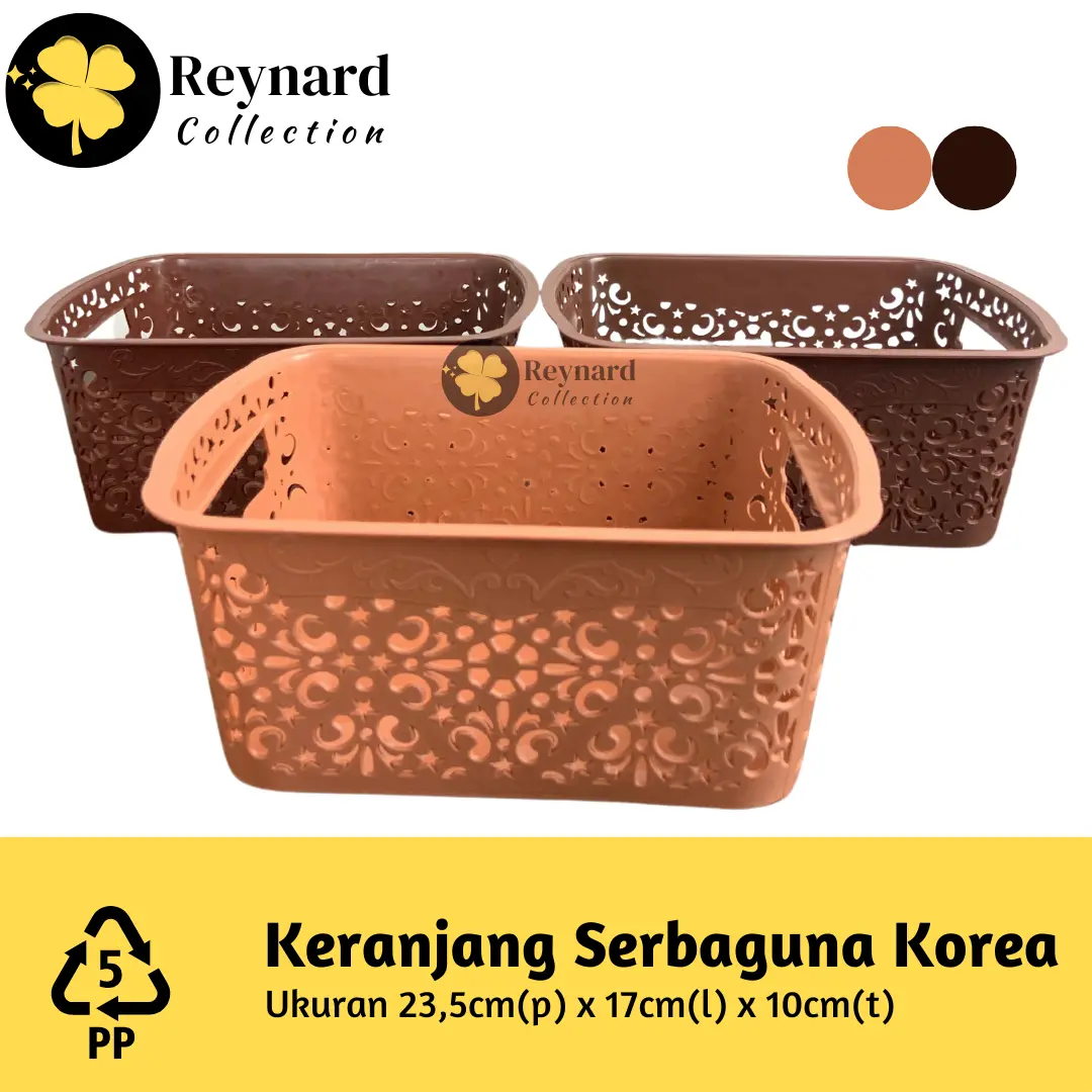Keranjang Serbaguna Keranjang Segi Wadah Penyimpanan Kantor Keranjang Parsel Hampers HIgh Quality